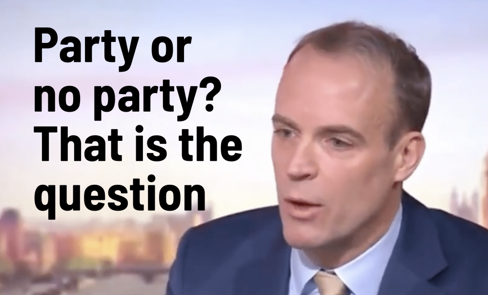 Party or no party? That is the question