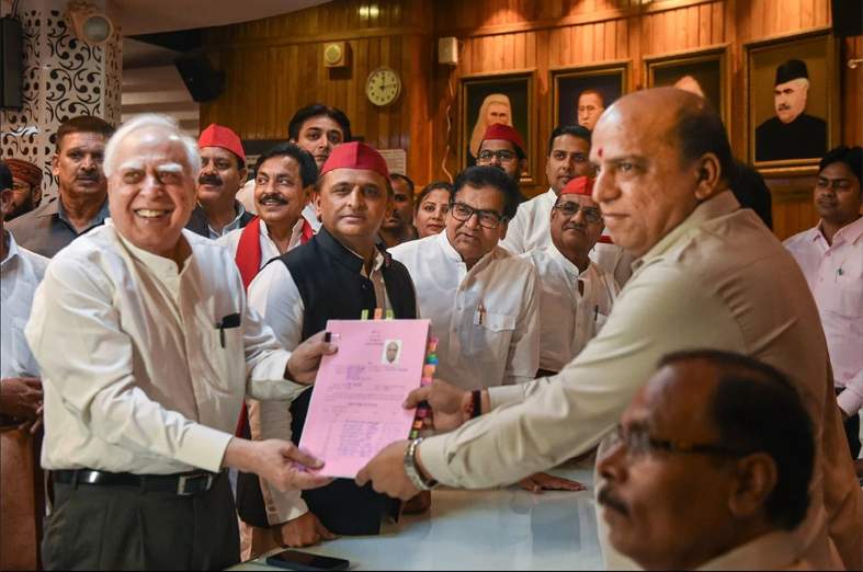 SP’s Rajya Sabha candidates include Dimple and Kapil Sibal, Javed