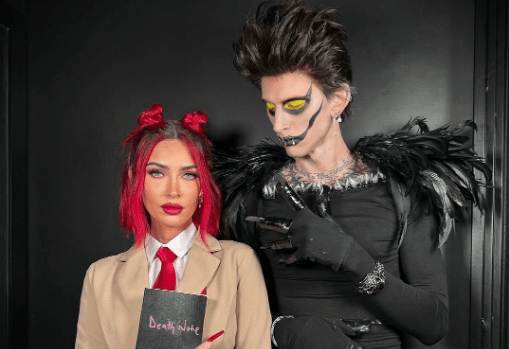 Megan Fox And Machine Gun Kelly Embrace Anime Style For Halloween In LA