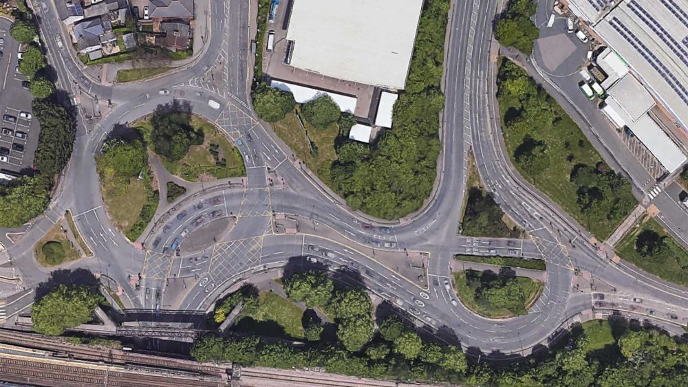 Monster roundabout with record 48 traffic lights is ‘most confusing’ in the UK – and drivers go in the wrong direction