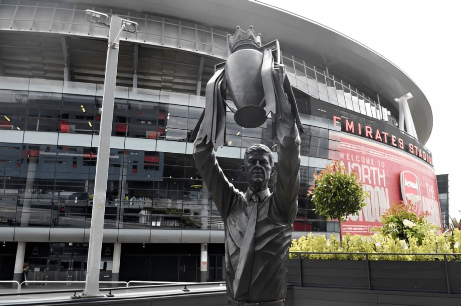 Arsenal Reveals Bronze Statue Of Arsene Wenger At Emirates Stadium