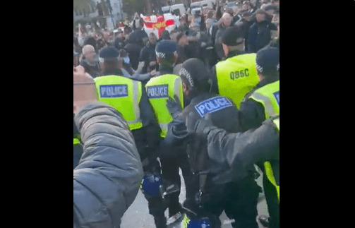 Far-right Thugs Clash With Police As More 82 Arrested