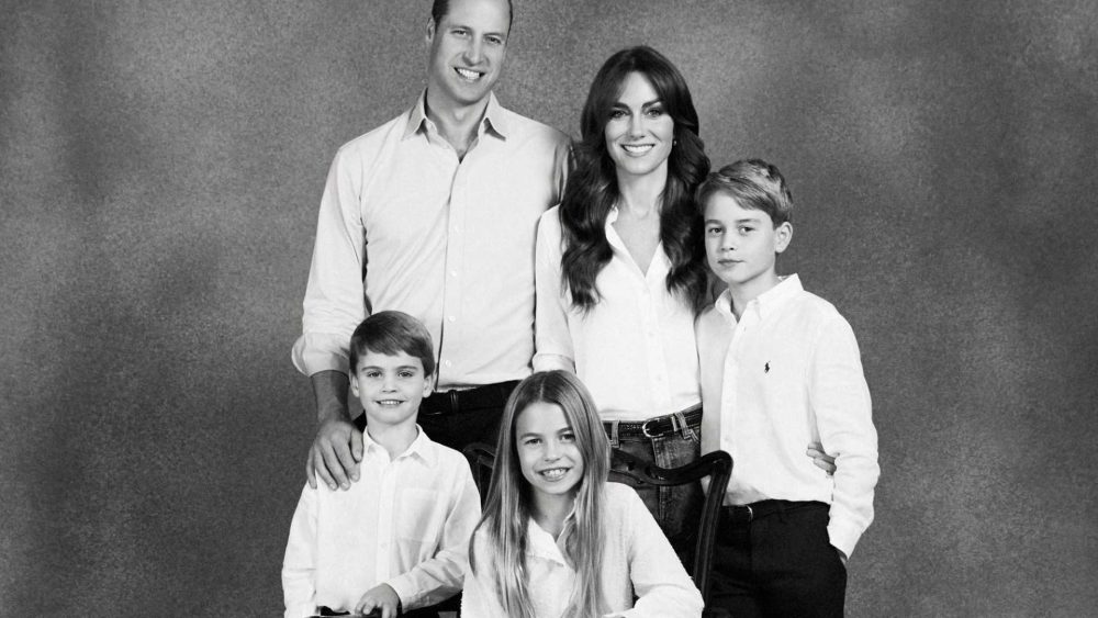 Royal Family reveals Christmas cards – as William beams with family in stylish snap & King dons regal Coronation robe