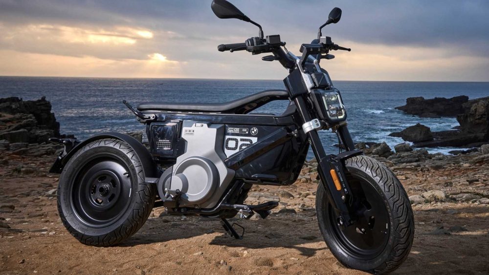 BMW unveils electric bike that zips along at 28mph, recharges from a house socket and is firm’s cheapest motor ever