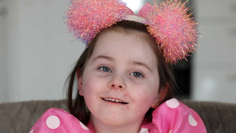 Brave Mercy celebrates sixth birthday after kind Sun readers help raise £100k for treatment for aggressive brain tumour