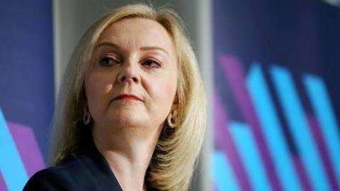Liz Truss Remains Tight-lipped In Face Of Journalist’s Questions