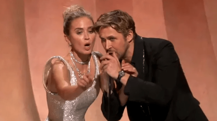Emily Blunt And Ryan Gosling Just Had The Barbenheimer Showdown