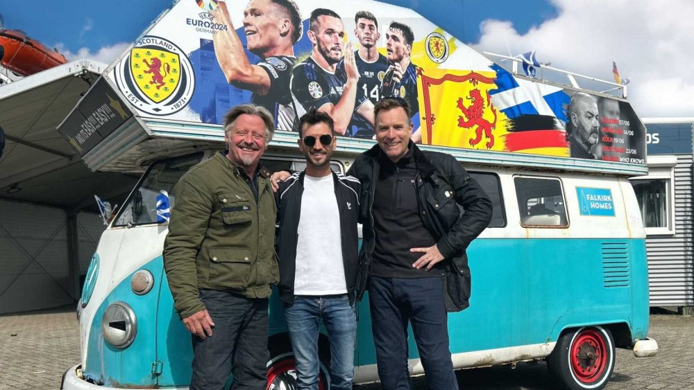 Trainspotting star Ewan McGregor in awe of Tartan Army footsolider’s van