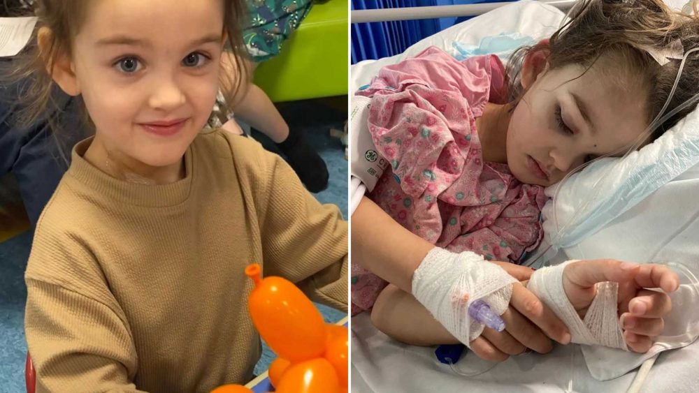 When Olivia, 5, was sick I just blamed the weather, but it was cancer and now we’re making precious Christmas memories