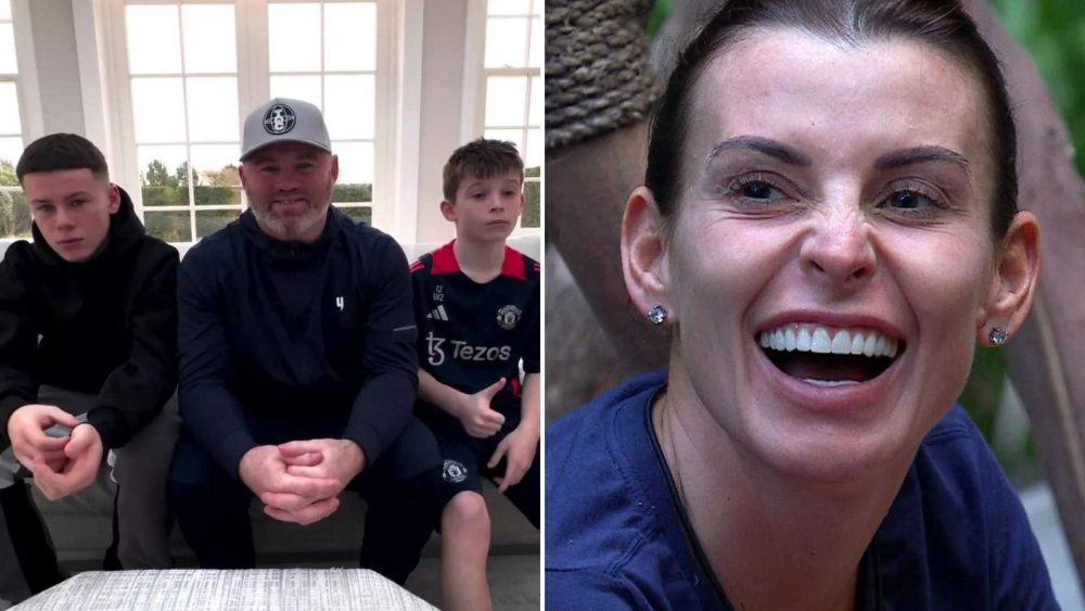 Wayne Rooney sends I’m A Celeb star wife Coleen a sweet video message as he begs fans to vote her Queen of the Jungle